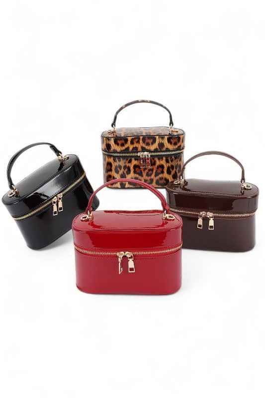 Top Handle Patent Finish Convertible Crossbody Bag 24693507_83394997-ad7c-43ea-8c49-b764fd5dc48e