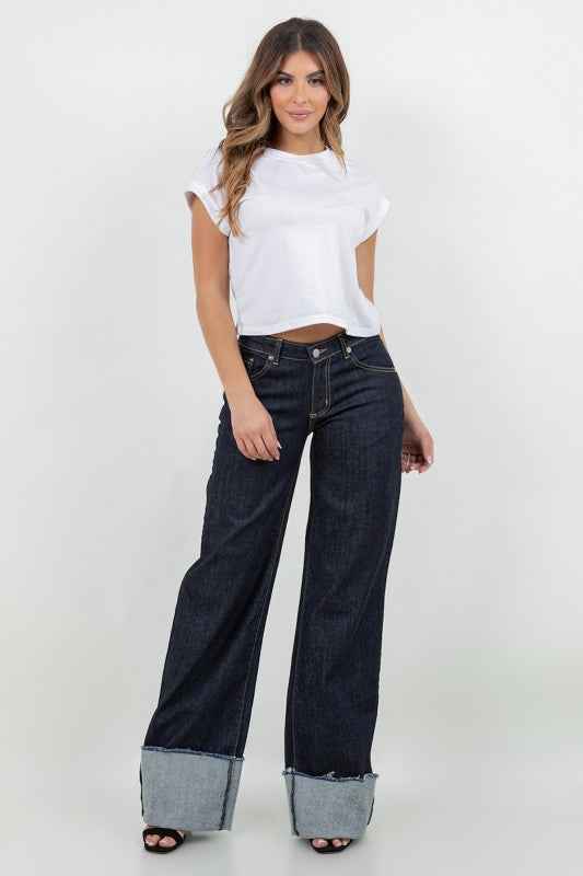 Gary Low Rise Jean in Rinse Wash