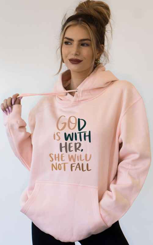 God With Her She Will Not Fall Graphic Sweatshirt PInk 24738908_6b26482e-65ca-46bd-b479-5a242d0af6f6