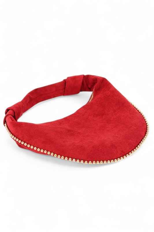 Faux Suede Metal Beads Accent Slouchy Hobo 24780295_140451bc-693e-4c82-9246-bfbcceb699c4