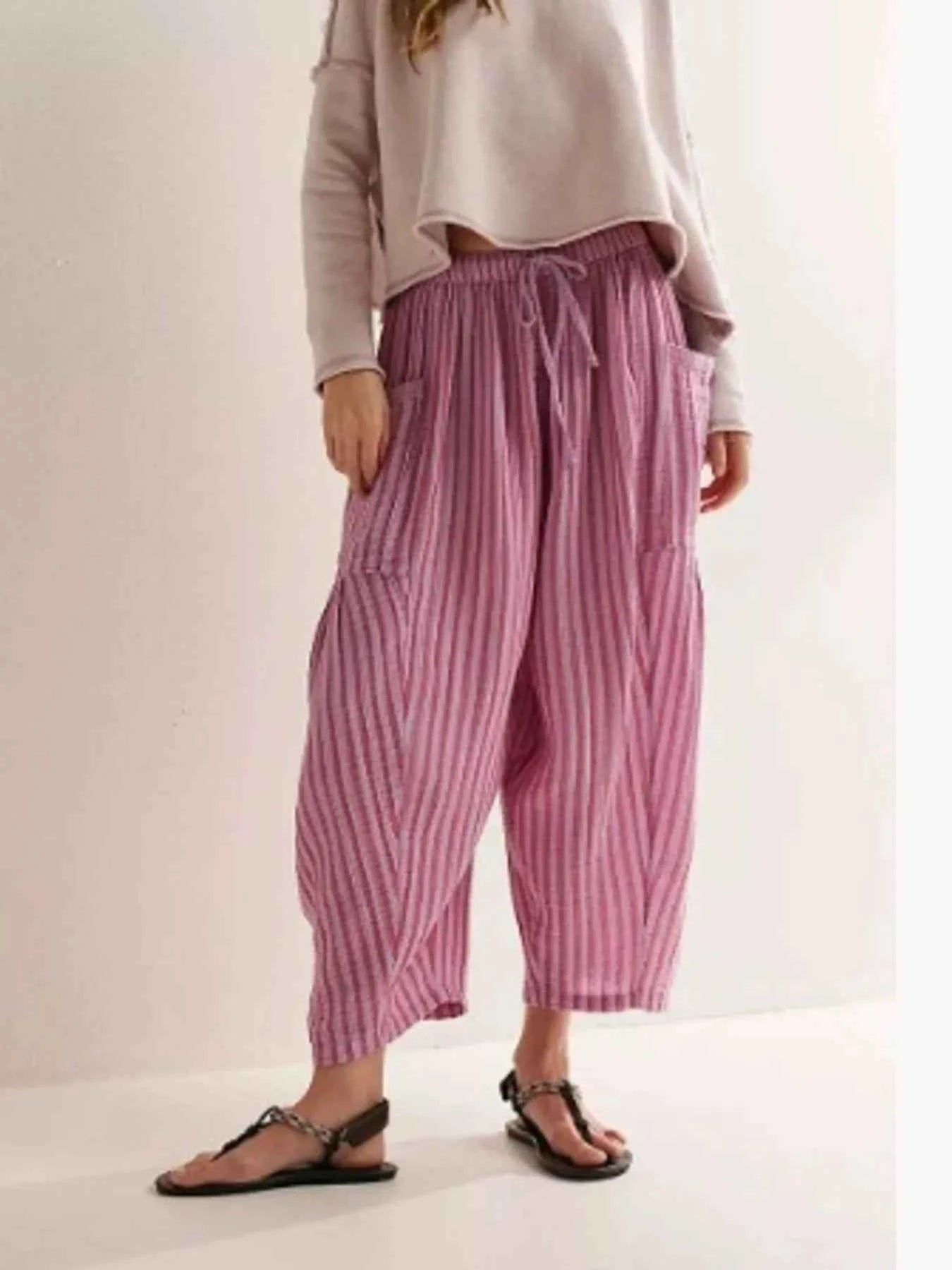Full Size Striped Wide Leg Casual Pants Plus Size Dusty Pink 24fb15068c6f4547955b8854669d737b-Max-Origin