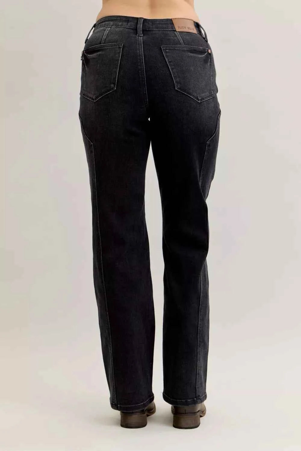 Judy Blue Mid Rise Straight Western Seam Detail Jeans 2640460a2091496581e0135027a048f9-Max-Origin