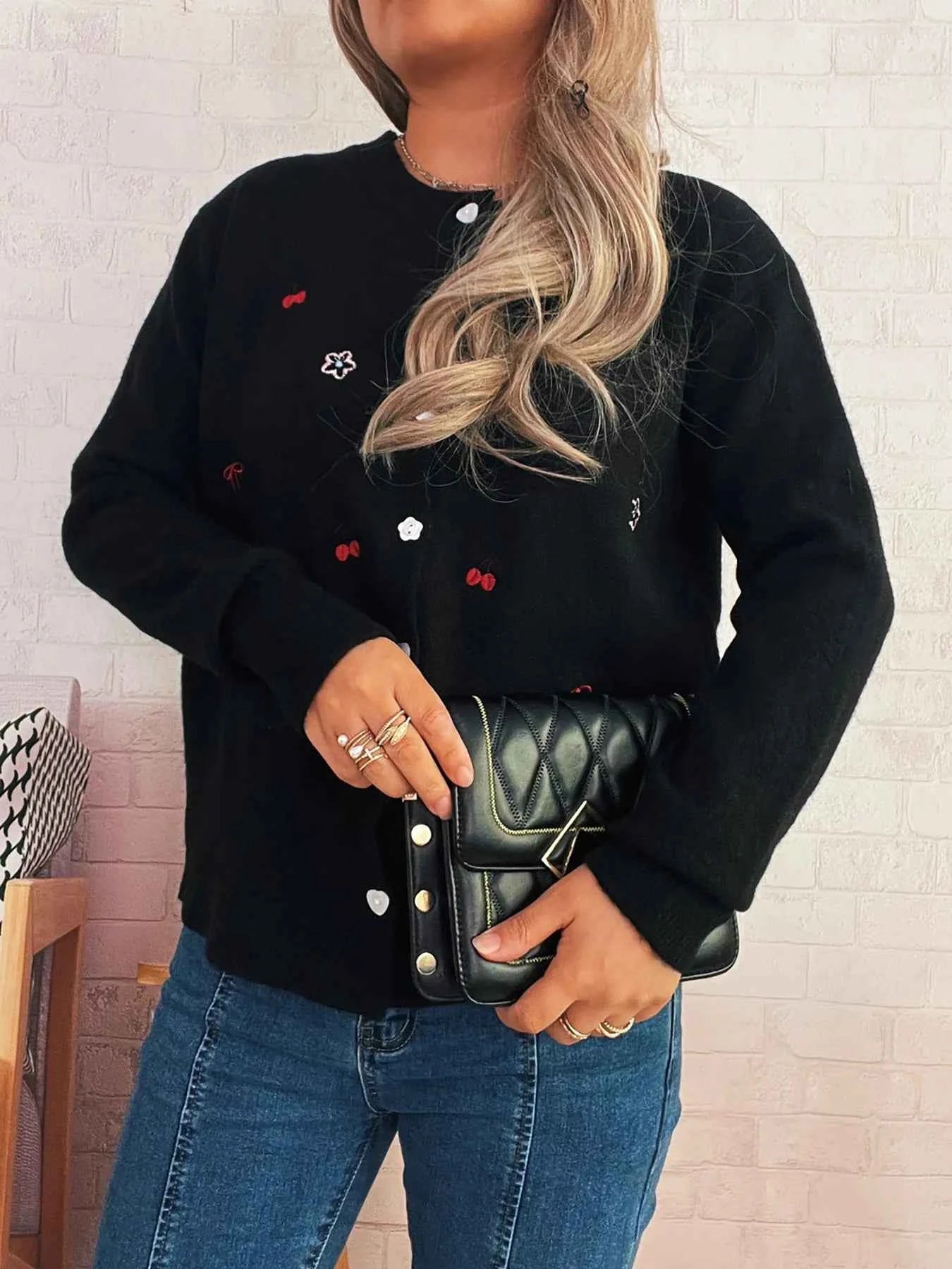 Ribbed Button-Front Knit Cardigan 279ddc49359e4ba786a37f2f80fdd33f-Max-Origin