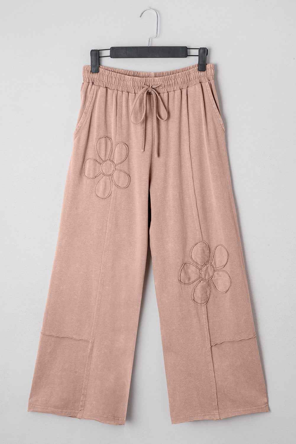 Buckskin Flower Patch Mineral Washed Cropped Wide Leg Pants 289766b4e00537e3