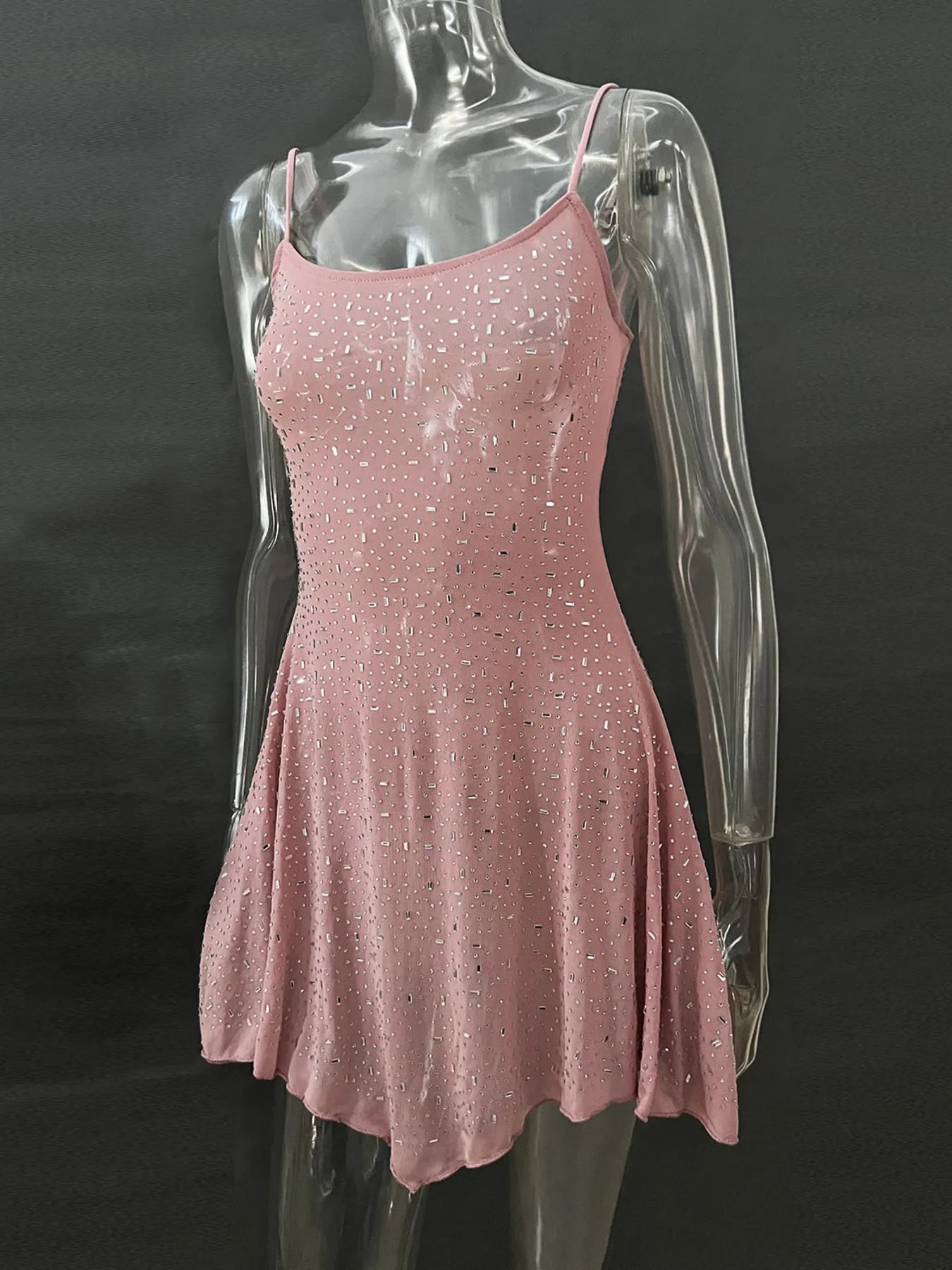 Rhinestone Decor Mini Cami Dress 2ab5d8ac36d34718a46eba9608c75269-Max-Origin