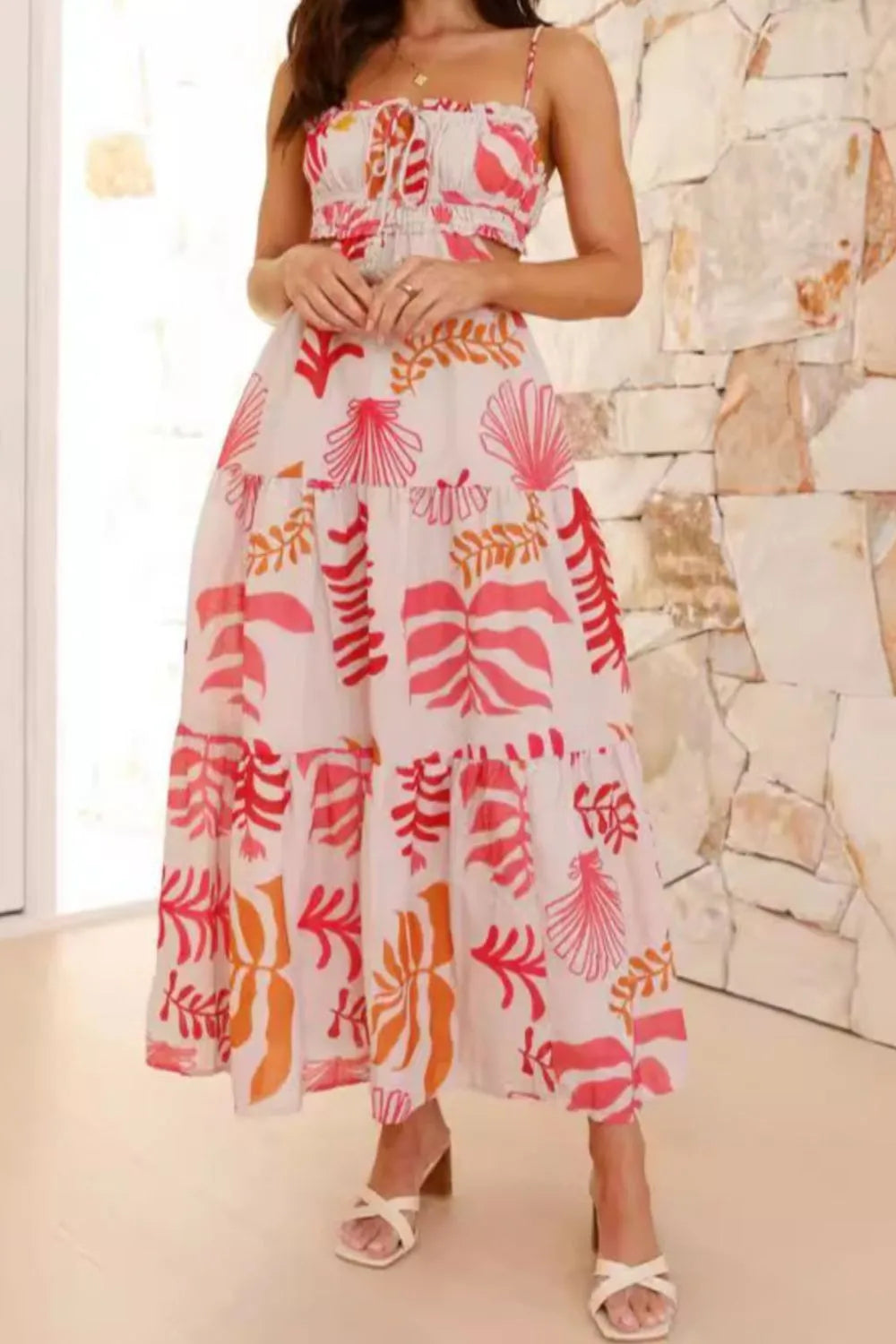 Cutout Printed Sleeveless Midi Cami Dress 356f5a97-d7c9-4caa-b78f-56162041860a-Max-Origin