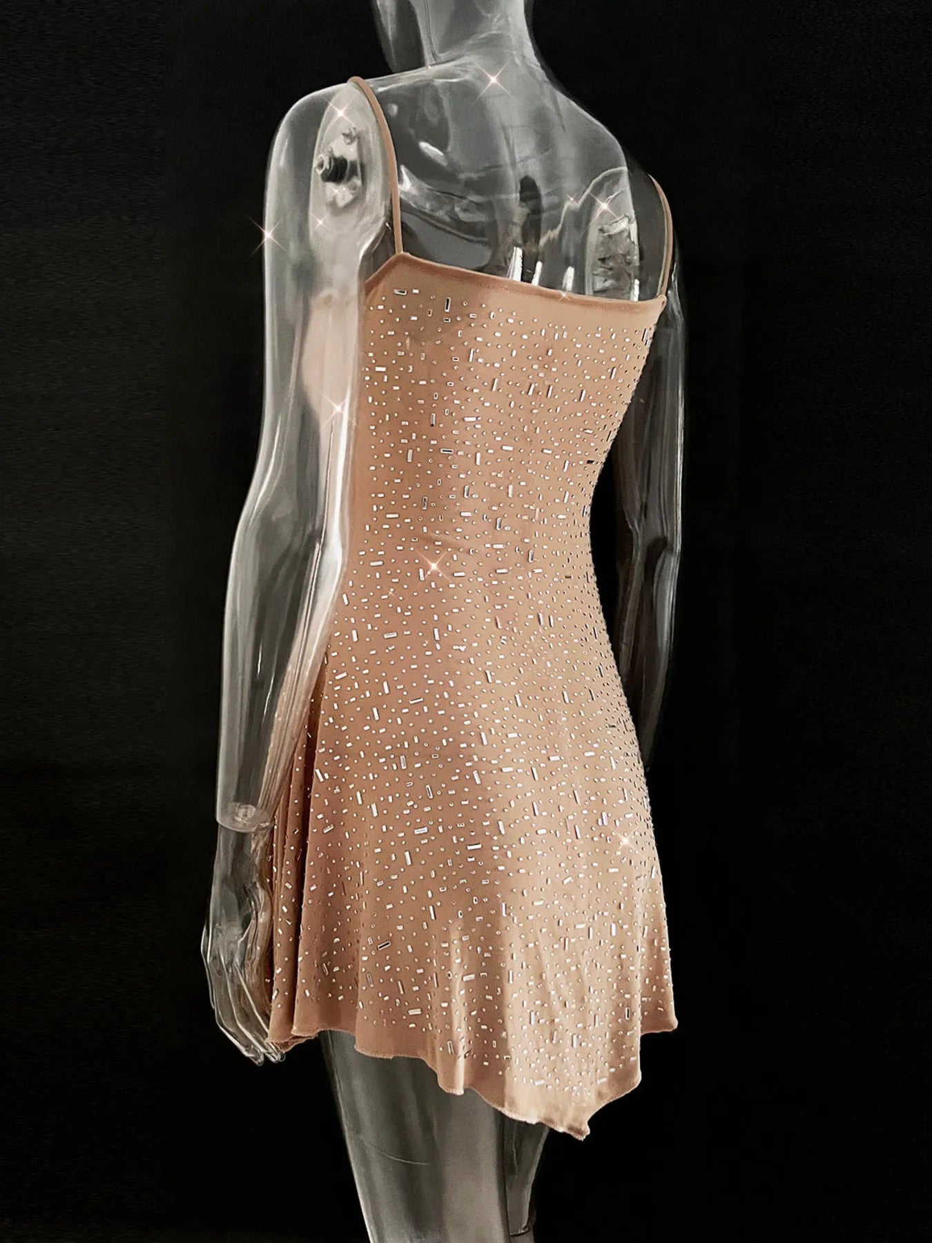 Rhinestone Decor Mini Cami Dress 35de4d83e17d4e789a44ee7ec02aa89c-Max-Origin