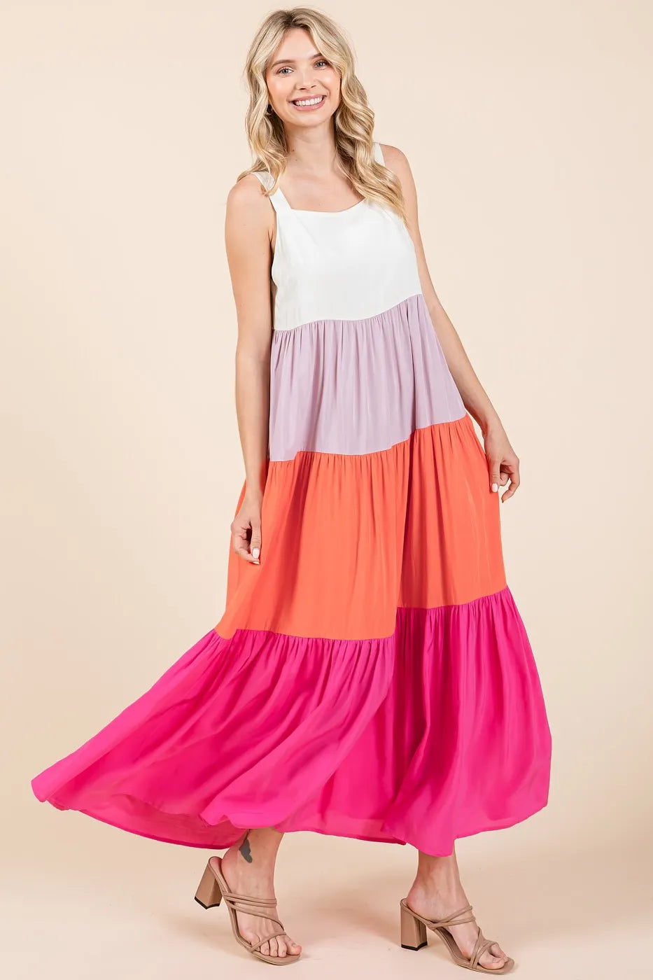 Mittoshop Color Block Tiered Pull-On Maxi Dress 3ac7f0abc3ce4670ab17debe4989b375-Max-Origin
