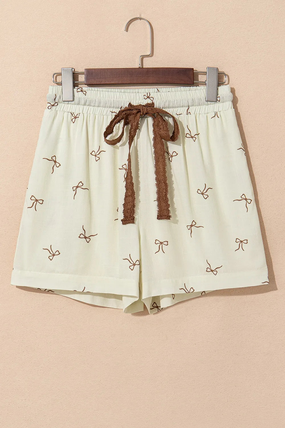 Bow Print Lace Drawstring Casual Shorts 3cd99e44-19e5-46f8-985c-0caccd729681-Max-Origin