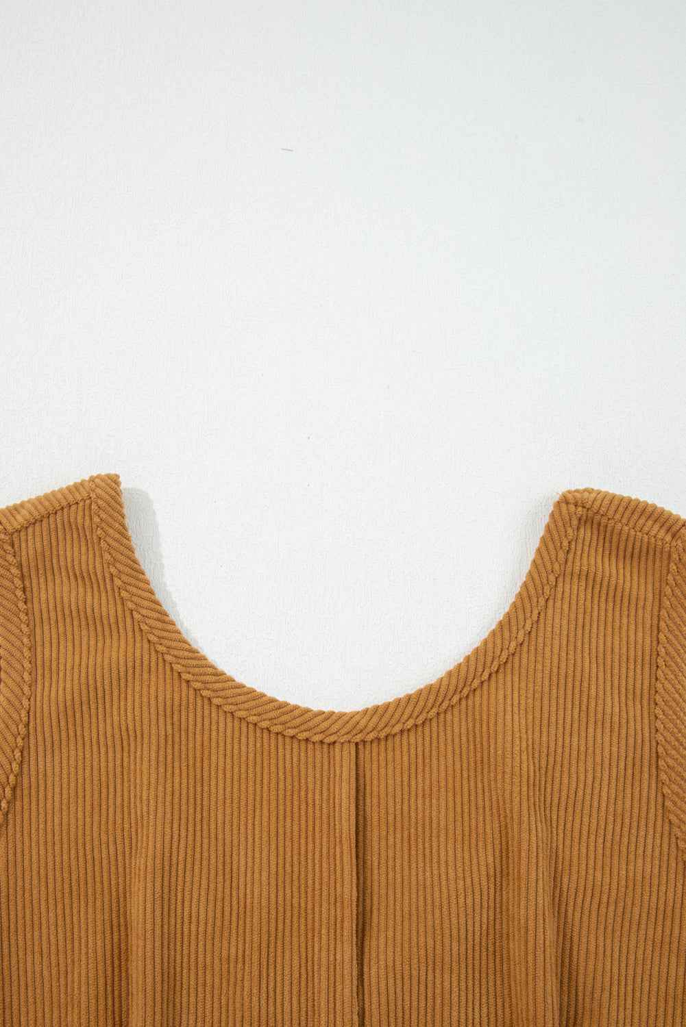 Rose Red Corduroy Exposed Seam Sleeveless Mini Dress 3e69003029c05eab