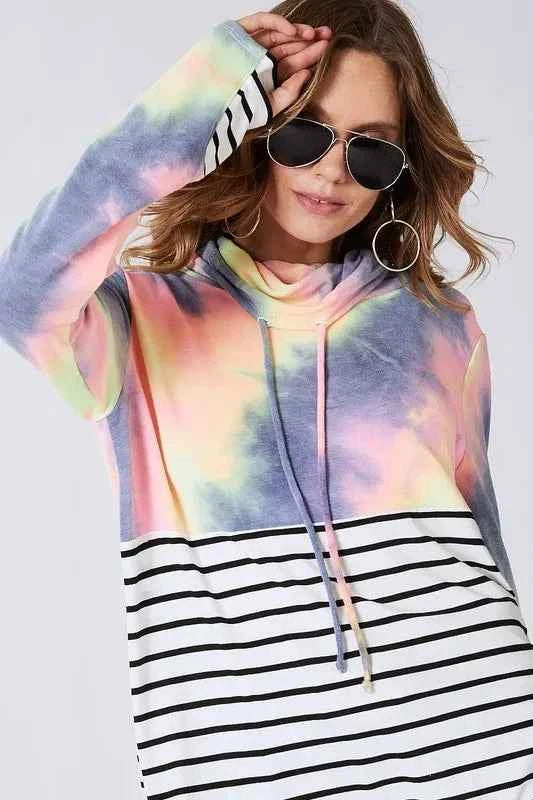 BiBi Tie Dye French Terry Cowl Neck Top 3f82a01935af420faf4ba8147747c2d7-Max-Origin