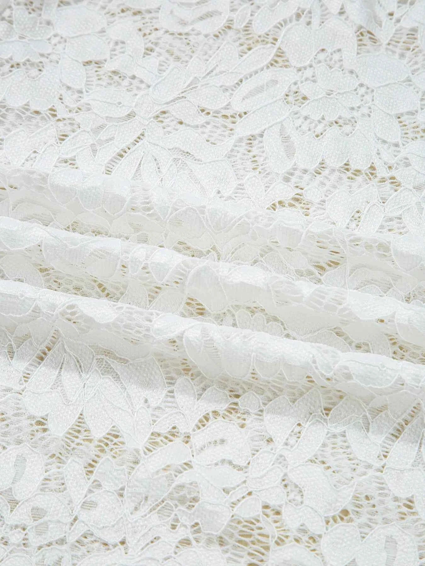 Lace Crochet Bell Sleeve Mock Neck Blouse 40dea2e1107d4099867b3dbcdcd65e6c-Max-Origin