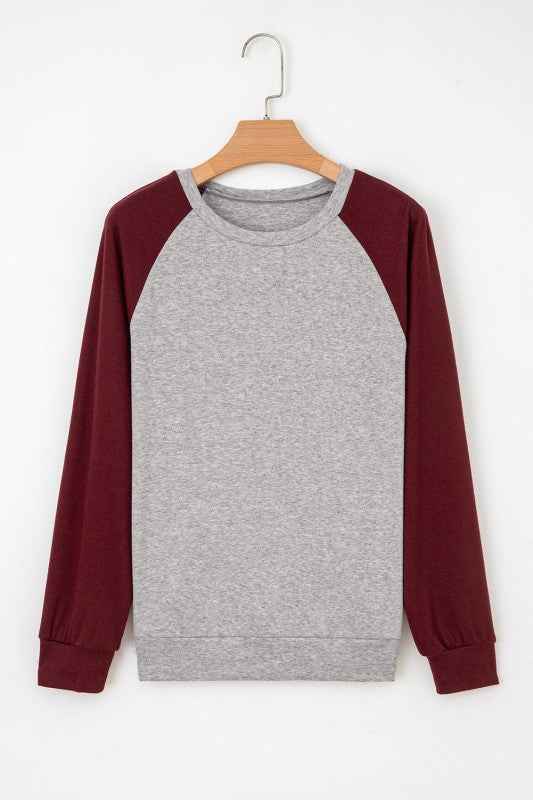 Colorblock Raglan Long Sleeve T-Shirt 440056cd-7218-4085-b4dd-39690a158222