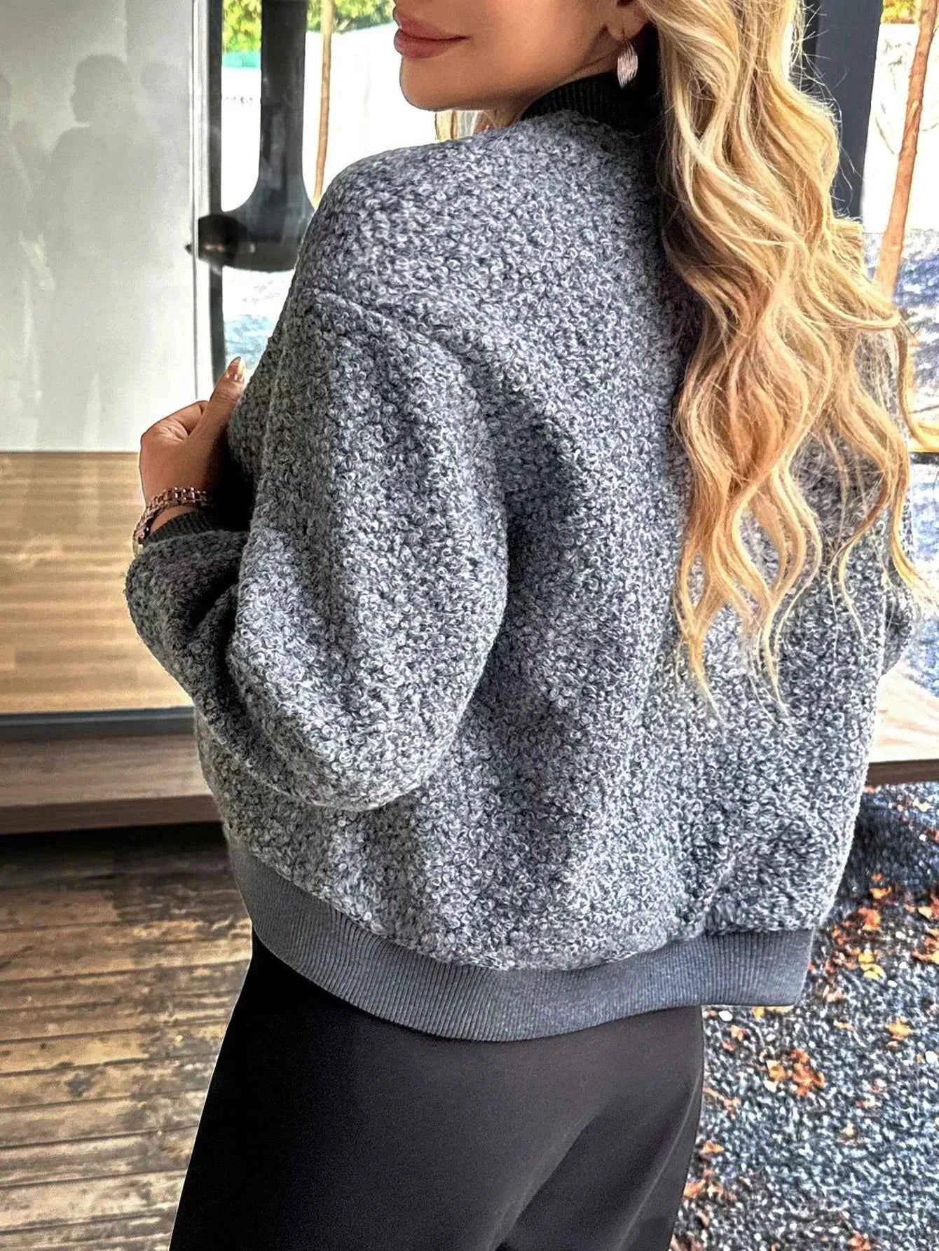 Snap Down Dropped Shoulder Jacket 440b461e-54b0-4efd-9b97-e7553adfa733-Max-Origin