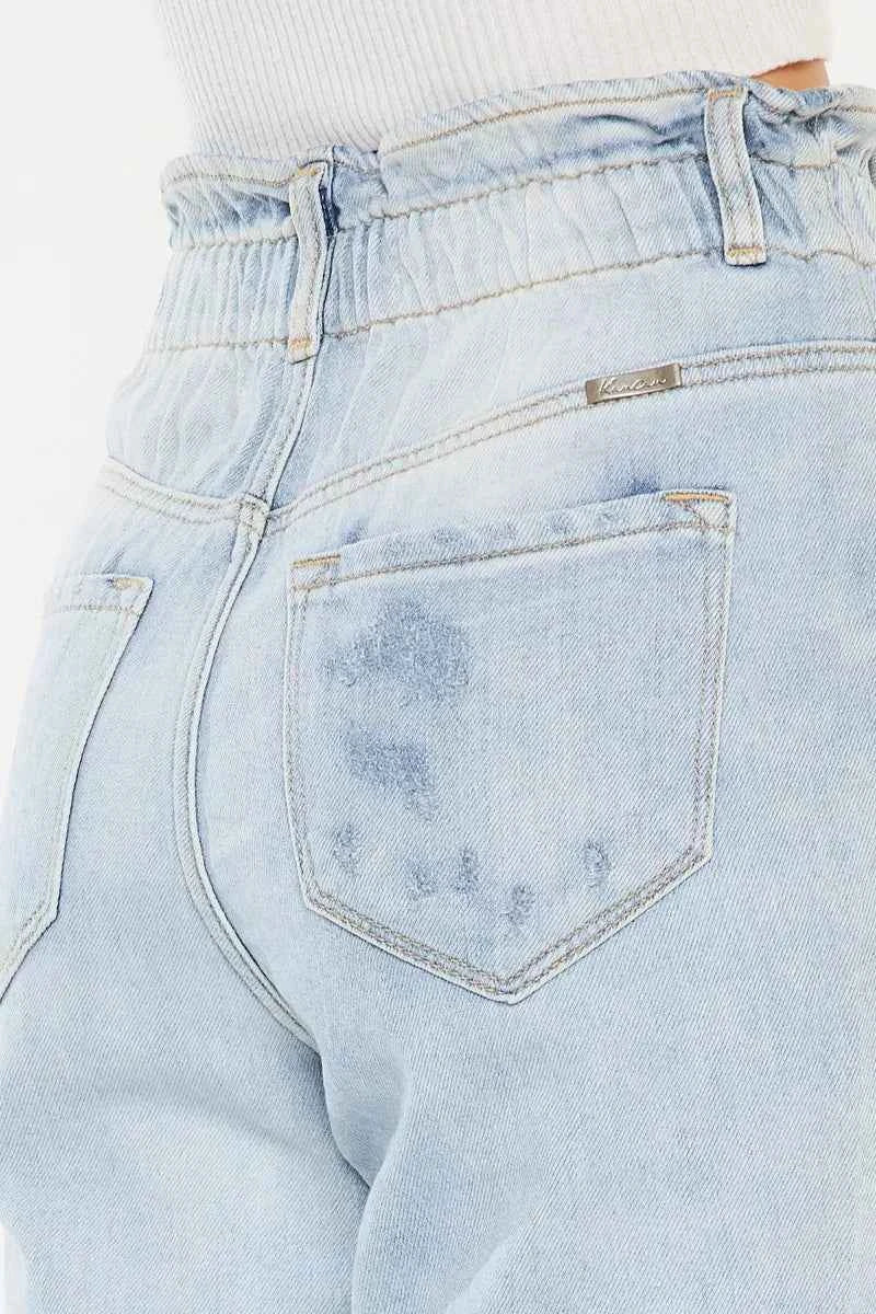 Kancan Open Pack Paperbag Mom Jeans 44cd290cb97e48cc8e97d78dc8a9cdf4-Max-Origin