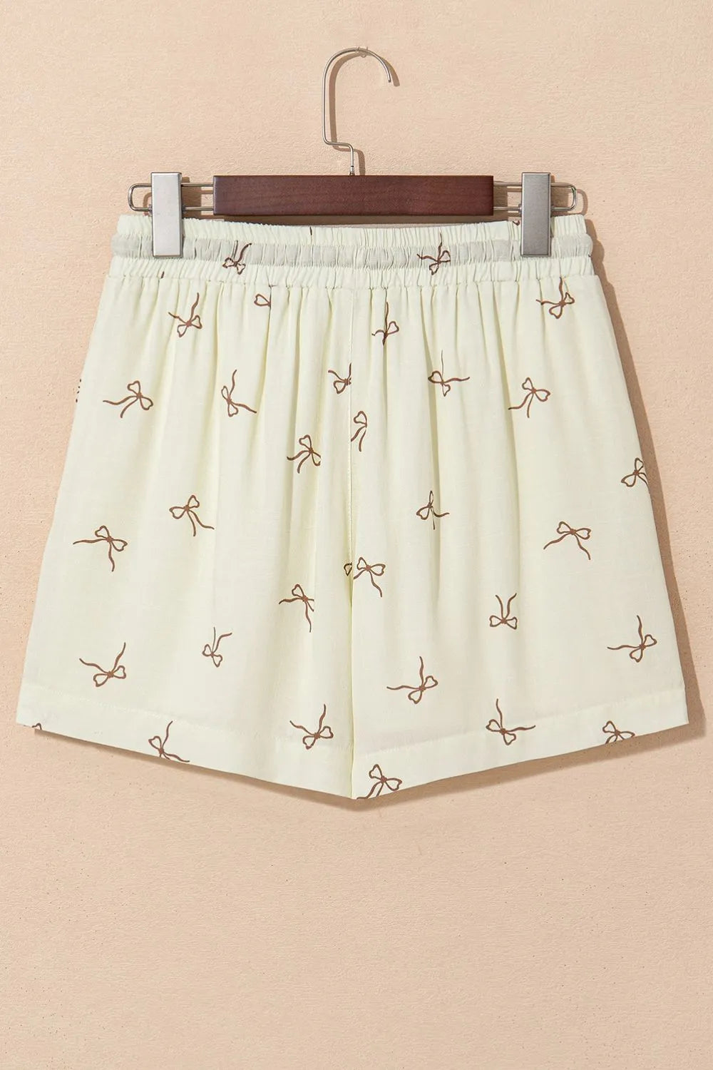 Bow Print Lace Drawstring Casual Shorts 45845b86-59d8-441c-a15b-9eae49b1a732-Max-Origin