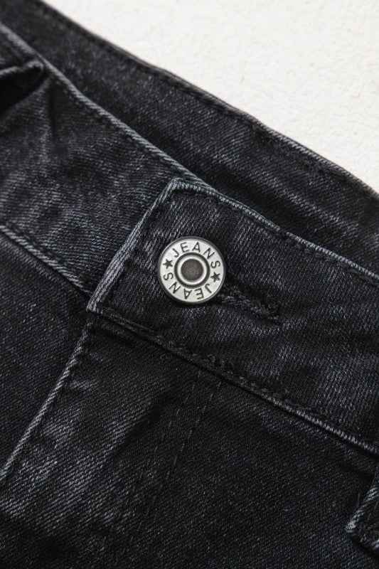 Denim Patch Pocket Wide Leg Jeans 458ba2df-3ec0-4a04-8f64-e3888530a68e