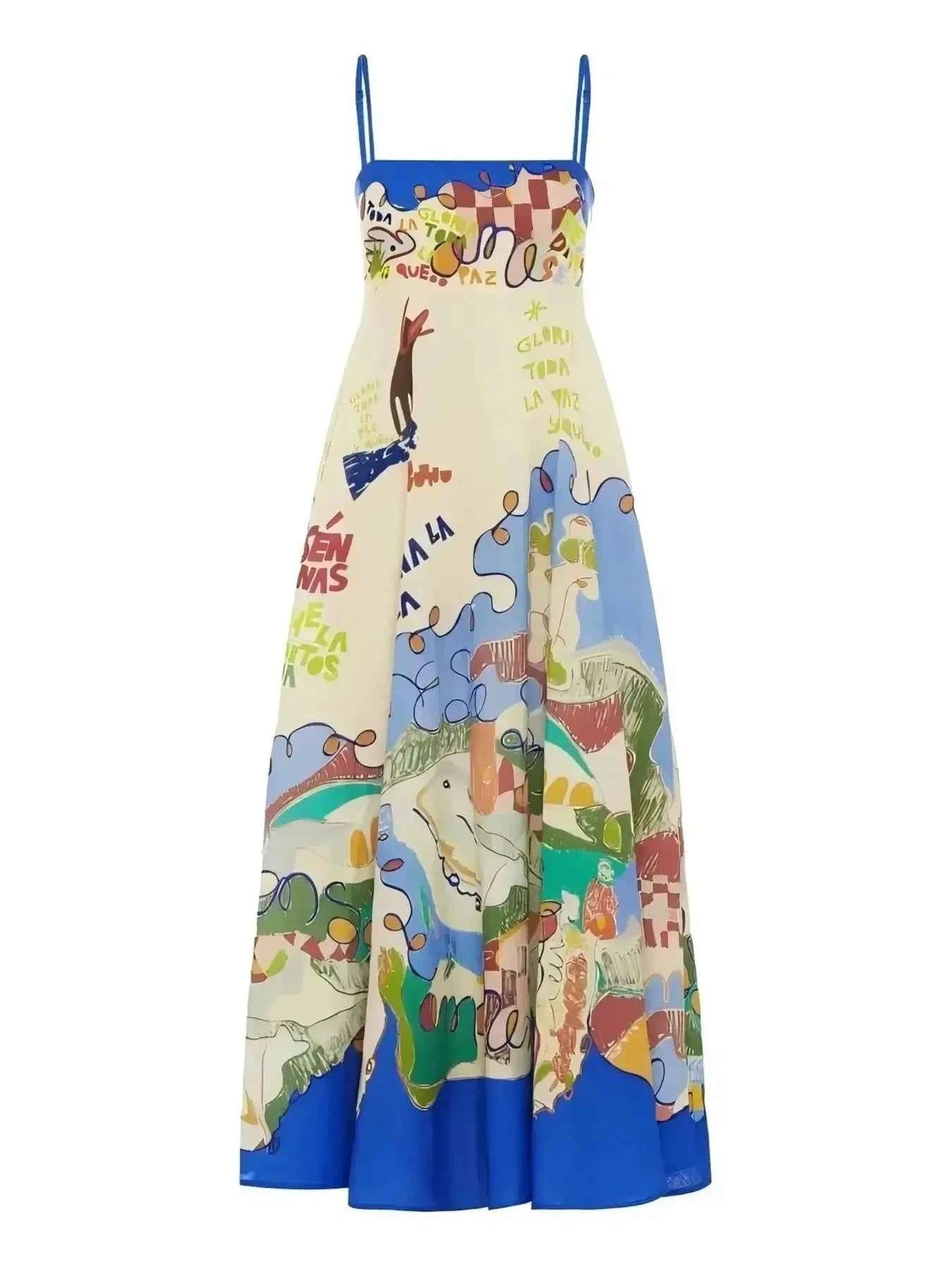 Printed Square Neck Cami Dress 4aafa6e4-925d-4c3b-b1aa-41867dcf56c8-Max-Origin