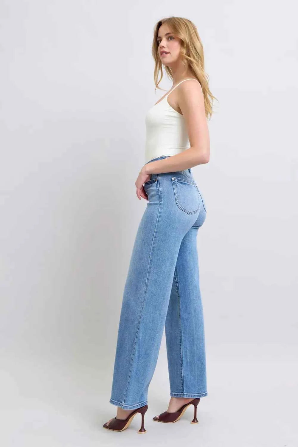 Judy Blue Full Size Wide Leg Jeans with Pockets 4b6d9b6b-daa8-41a2-bd47-7fe714d467cf-Max