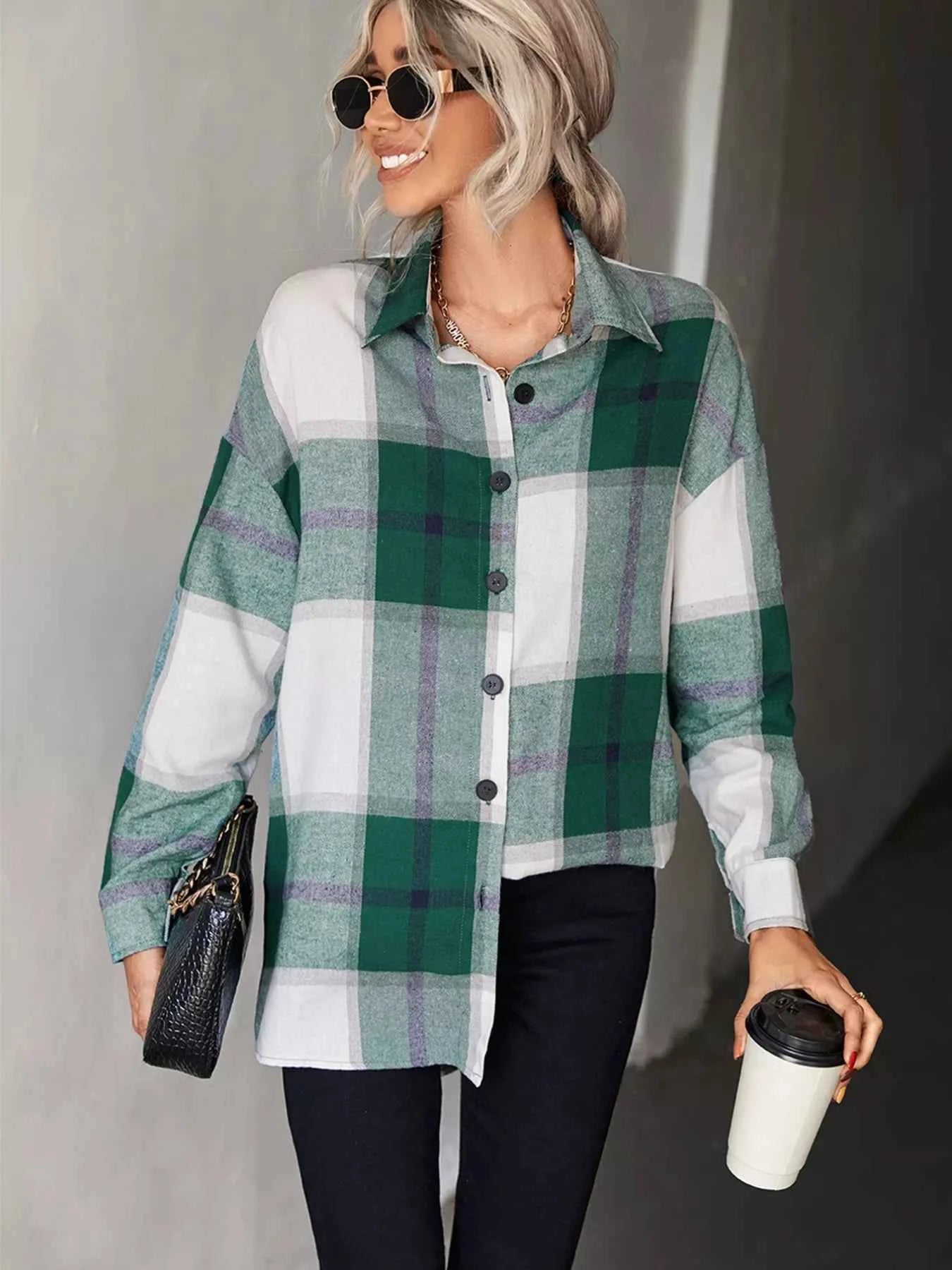 Plaid Button-Down Long Sleeve Shirt 50f6d438-4fd1-4633-8de3-c942c6649fe9-Max-Origin