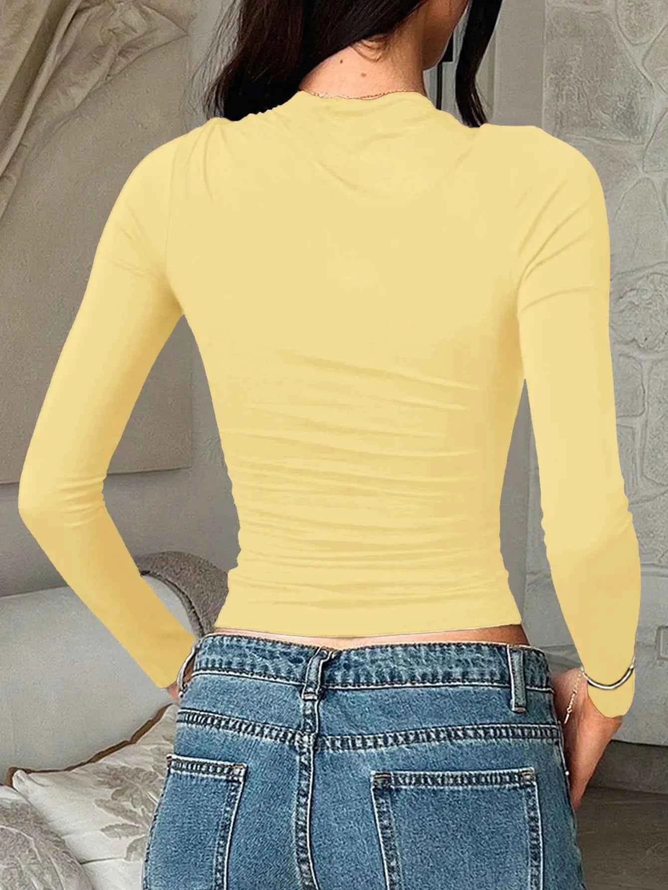 Round Neck Long Sleeve Fitted T-Shirt 5173d931-203a-40b6-89ff-be6698eb9fd8-Max-Origin