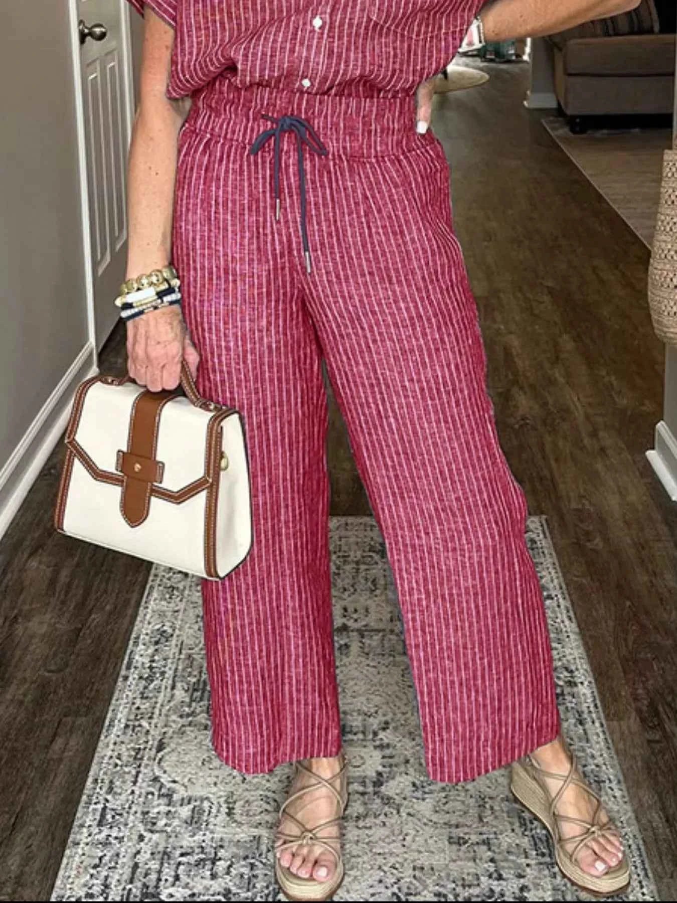 Full Size Striped Button-Up Shirt and Wide Leg Pants Casual Set Plus Size 52fd2cd1-1e49-493d-a919-bcc9221563e8-Max-Origin