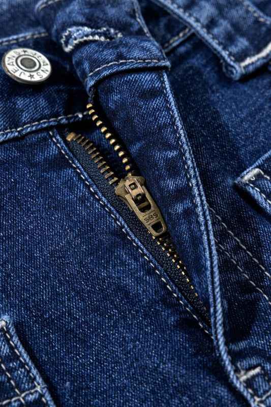 Denim Patch Pocket Wide Leg Jeans 54ed518f-5185-4fe1-b6e9-3629c13802f5