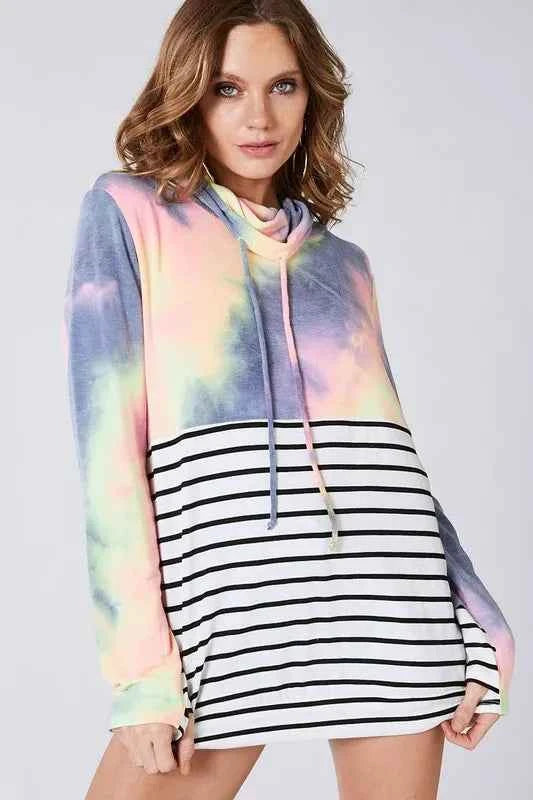 BiBi Tie Dye French Terry Cowl Neck Top 57b25fa8ae994c18a9eb024255ccb003-Max-Origin