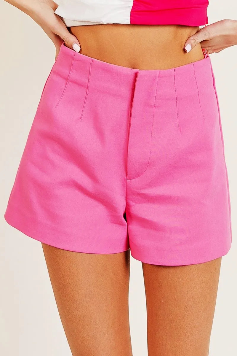 BiBi Bandless Tailored Shorts PINK 586c4f07a6484bbd9134a418f7c9a71a-Max-Origin