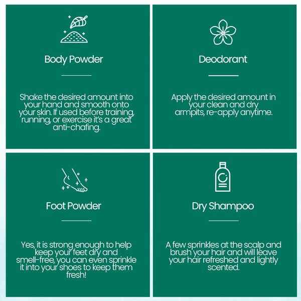 All-Natural Body Powder. Eco-Friendly. 5a4edb85-953b-4bfe-811d-65290c290be2