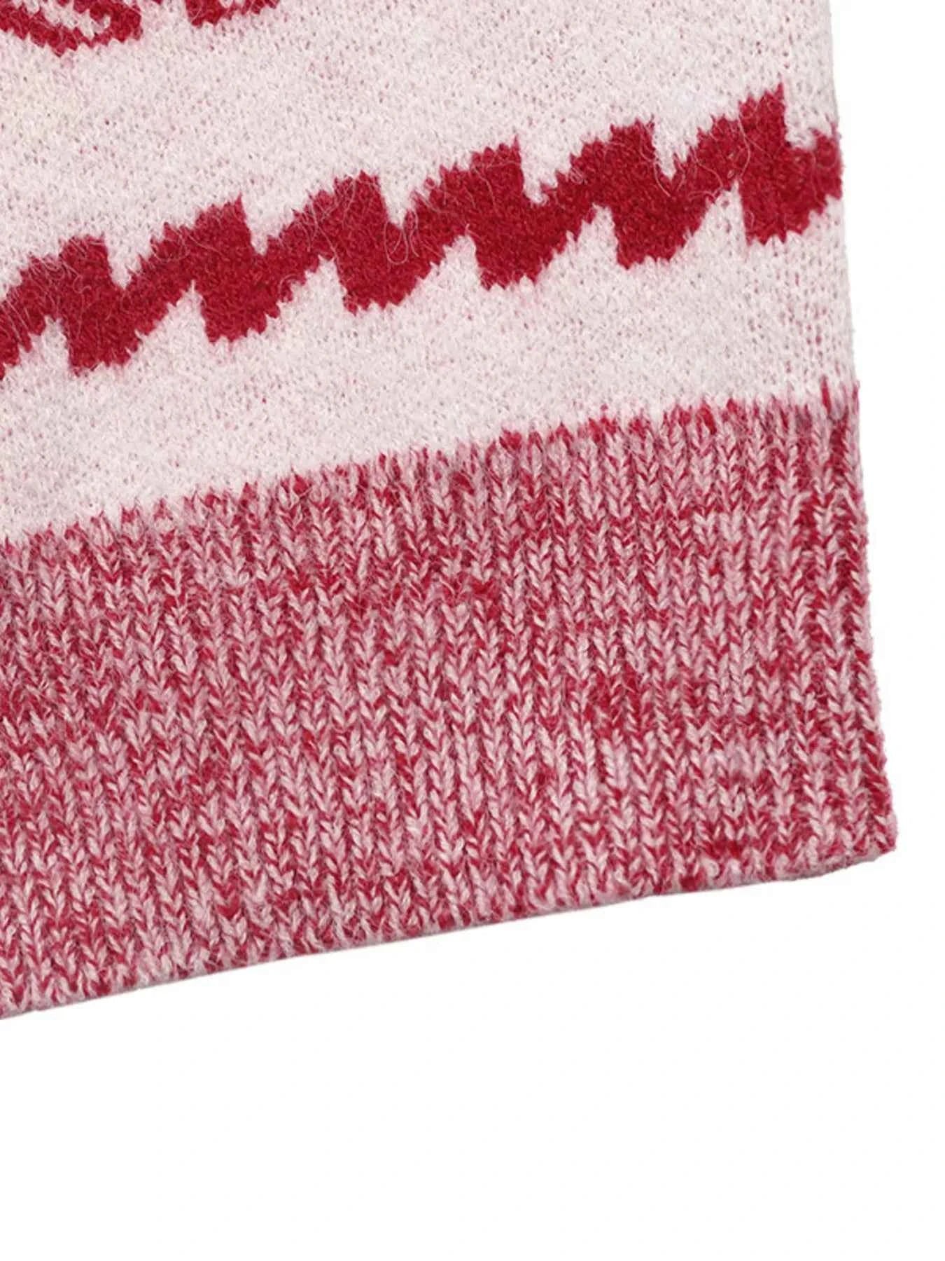 CHEERS Christmas Round Neck Long Sleeve Sweater 5a7730ea9e2e476796a3475af3a1910f-Max-Origin