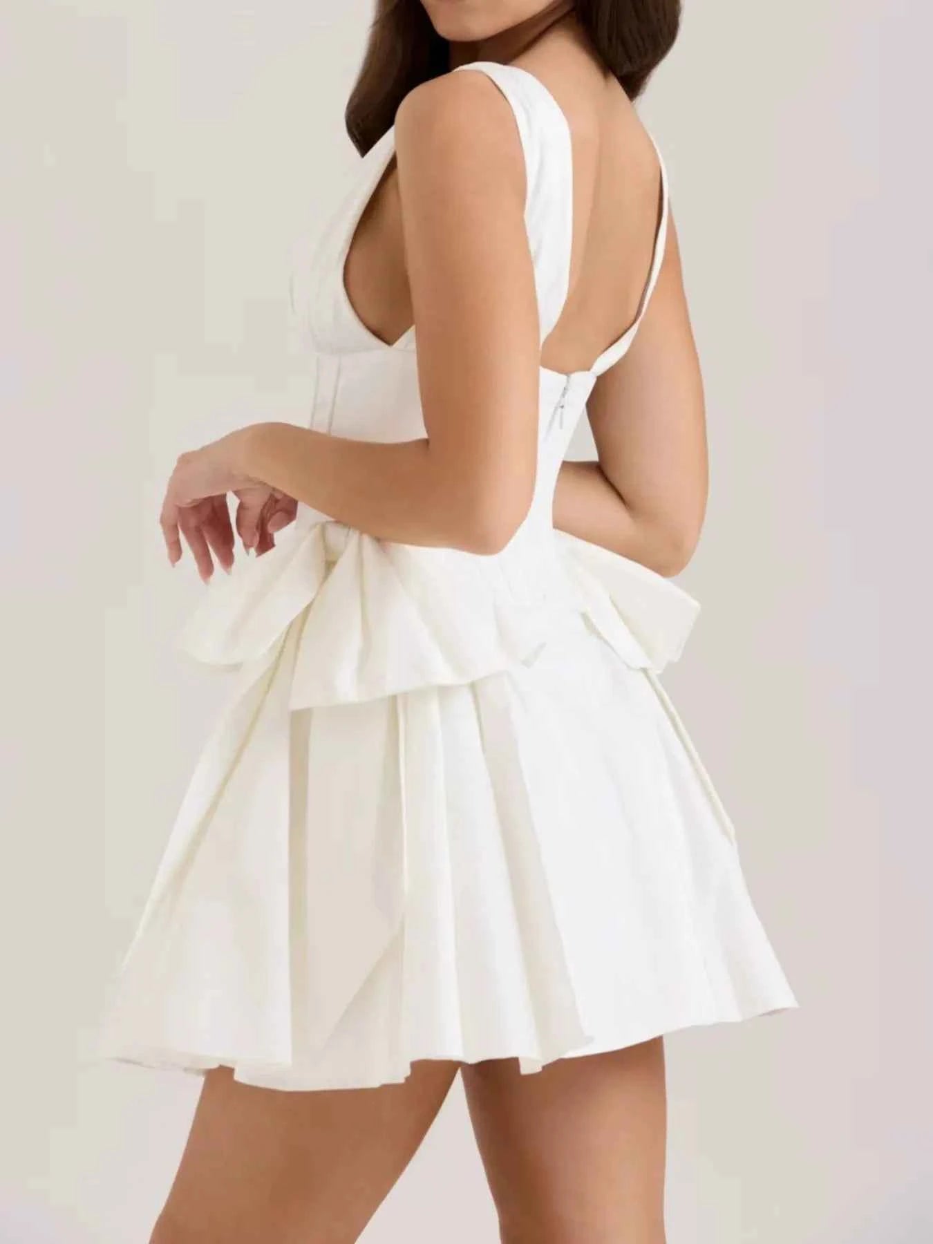 Bow V-Neck Sleeveless Mini Dress 5b9f6cc4-4ac8-4651-8cbc-672a66d2e955-Max-Origin