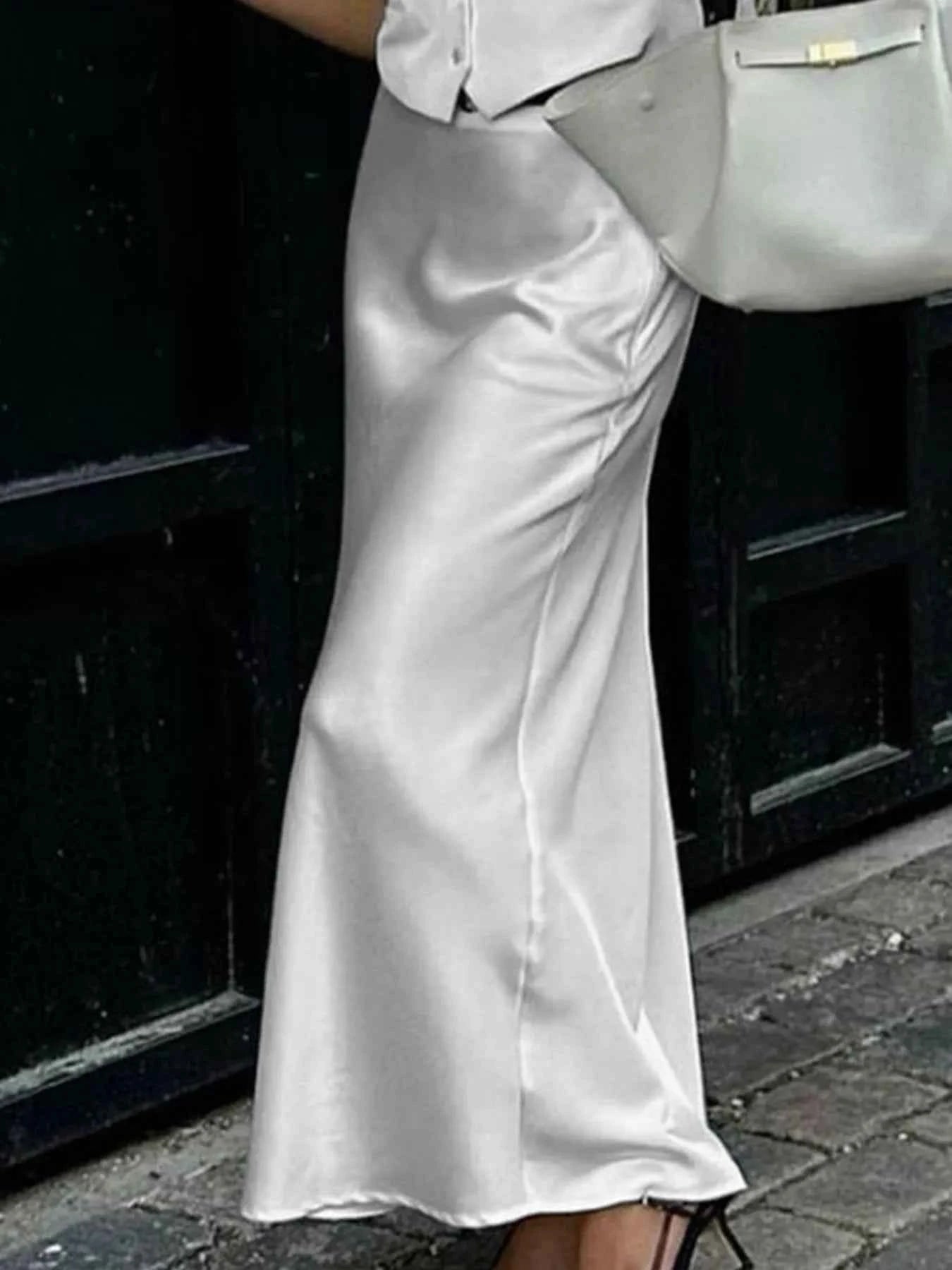 Satin Maxi Skirt with Drawstring Waist 5bdd4e2ad2aa42af8d08e792ee86dfad-Max-Origin