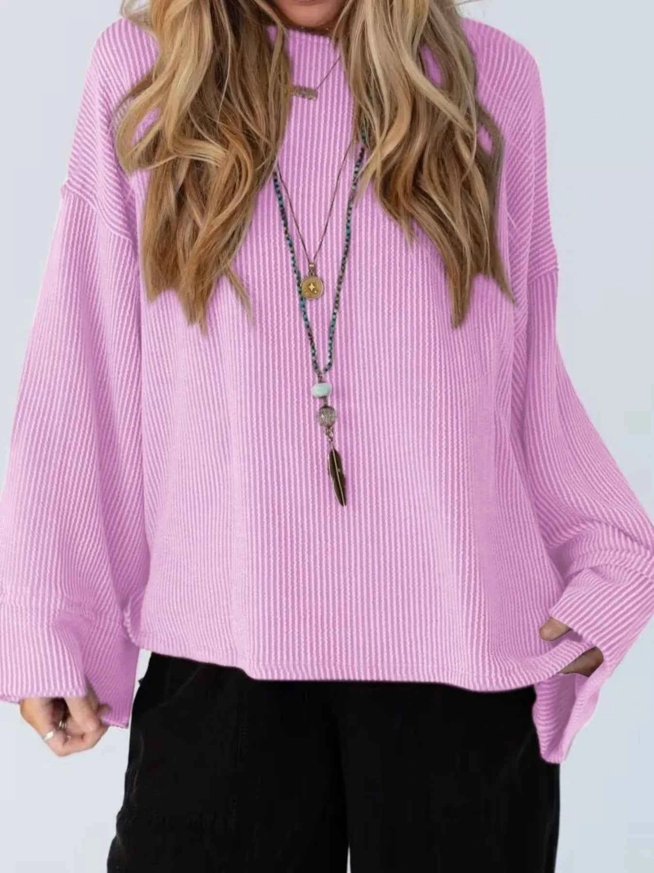 Cutout Back Long Sleeve T-Shirt