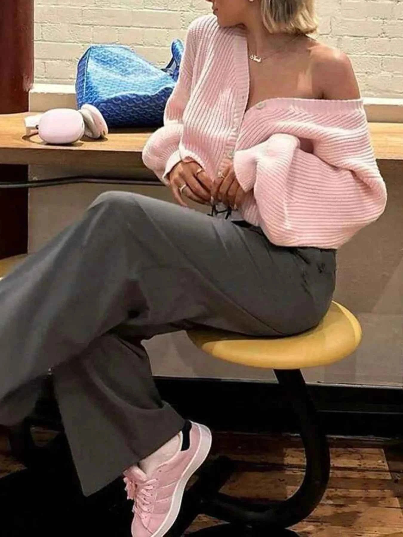 Ribbed Knit Open Front Cardigan with Cozy Oversized Fit 5f4823ed-127b-46d3-8057-816cc195c8d4-Max-Origin