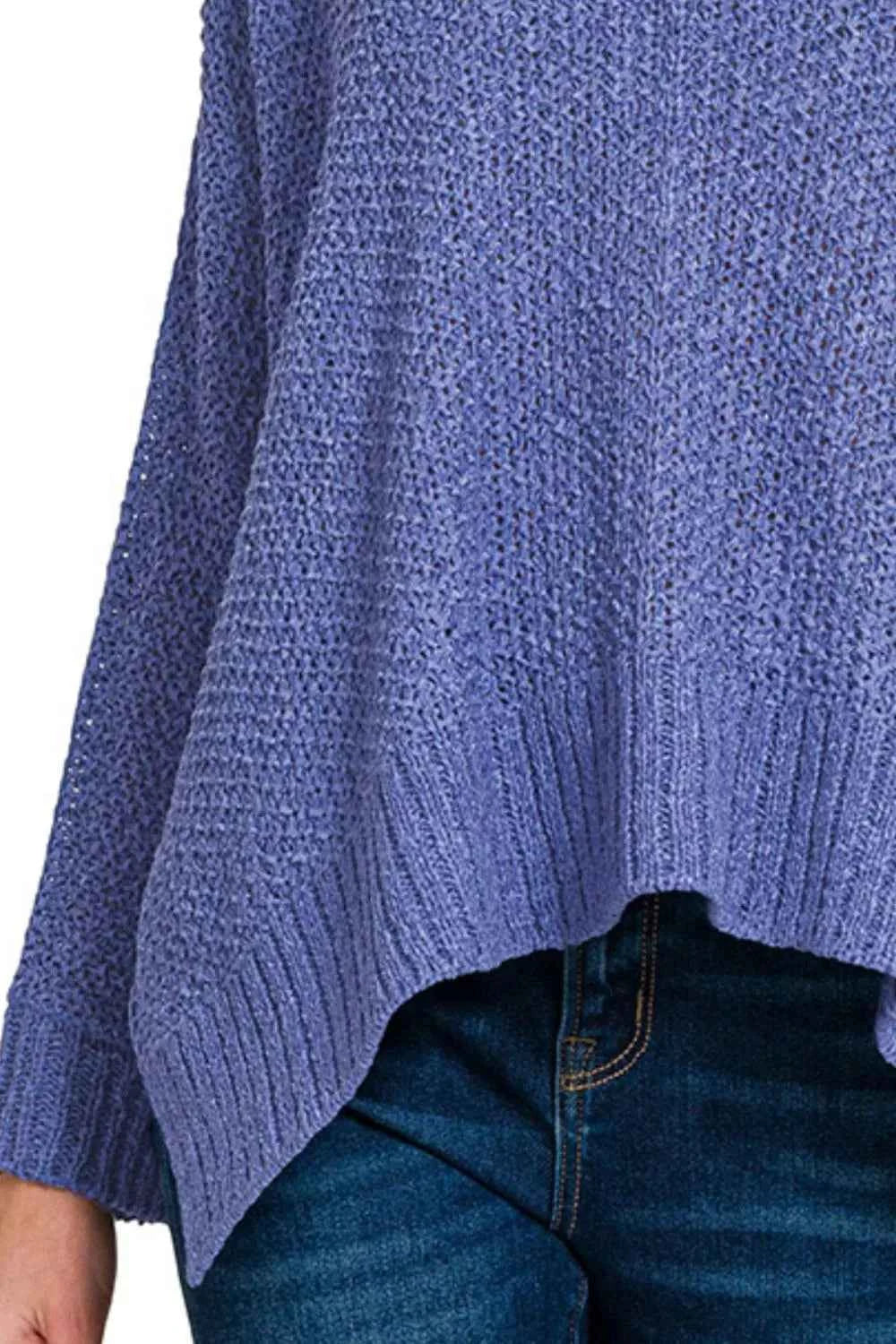 Zenana Dolman Sleeve V-Neck Sweater 601c4fd3-9d25-4b20-ab8c-0201cef5e8e2-Max-Origin
