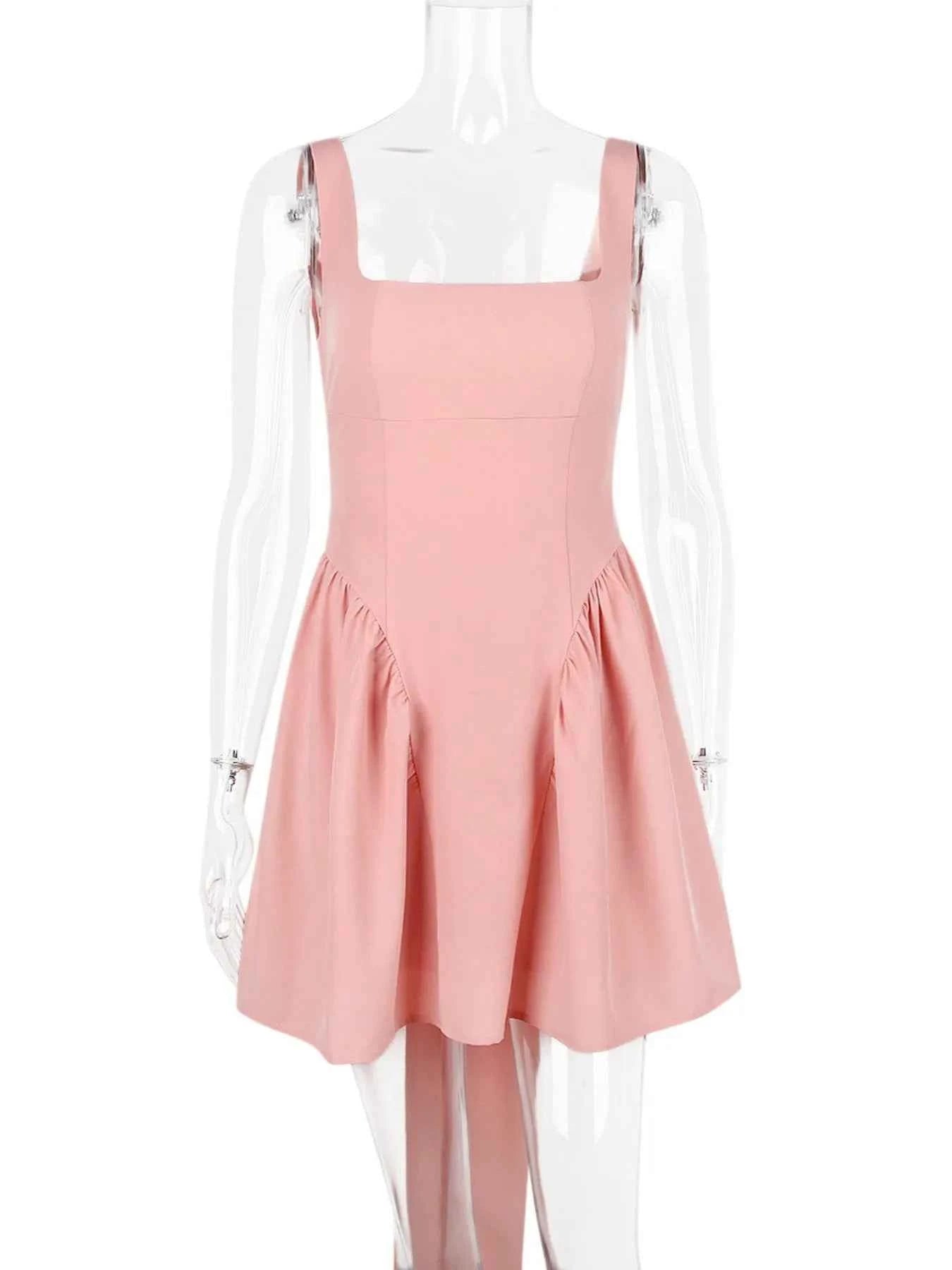 Backless Square Neck Mini Dress 60817673-3993-477d-87cd-9beb6cd16f18-Max-Origin