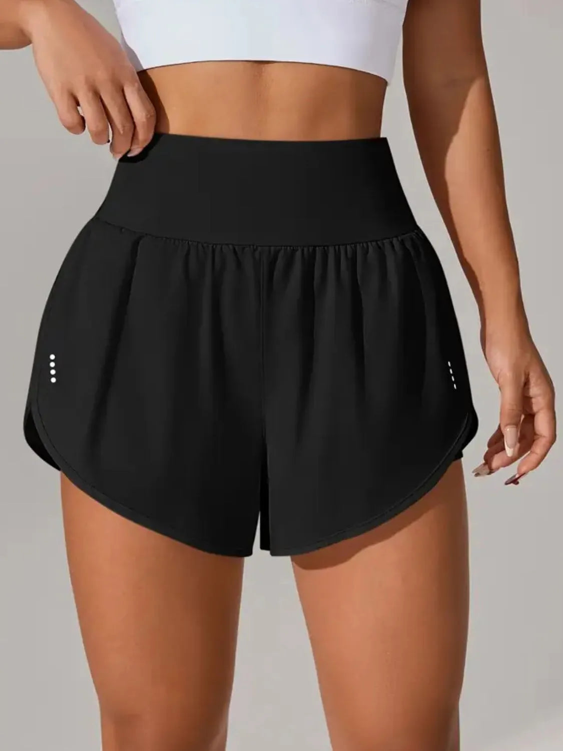 Pocketed High Waist Active Shorts 62afc65e-c93f-4016-9e0f-9c0772f2a1c5-Max-Origin