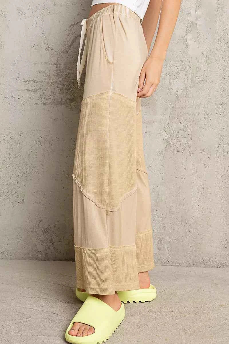 POL Elastic Waistband Wide Leg Pants with Drawstring 6304cb04-5e26-4321-a120-bf9ec0b3b569-Max-Origin