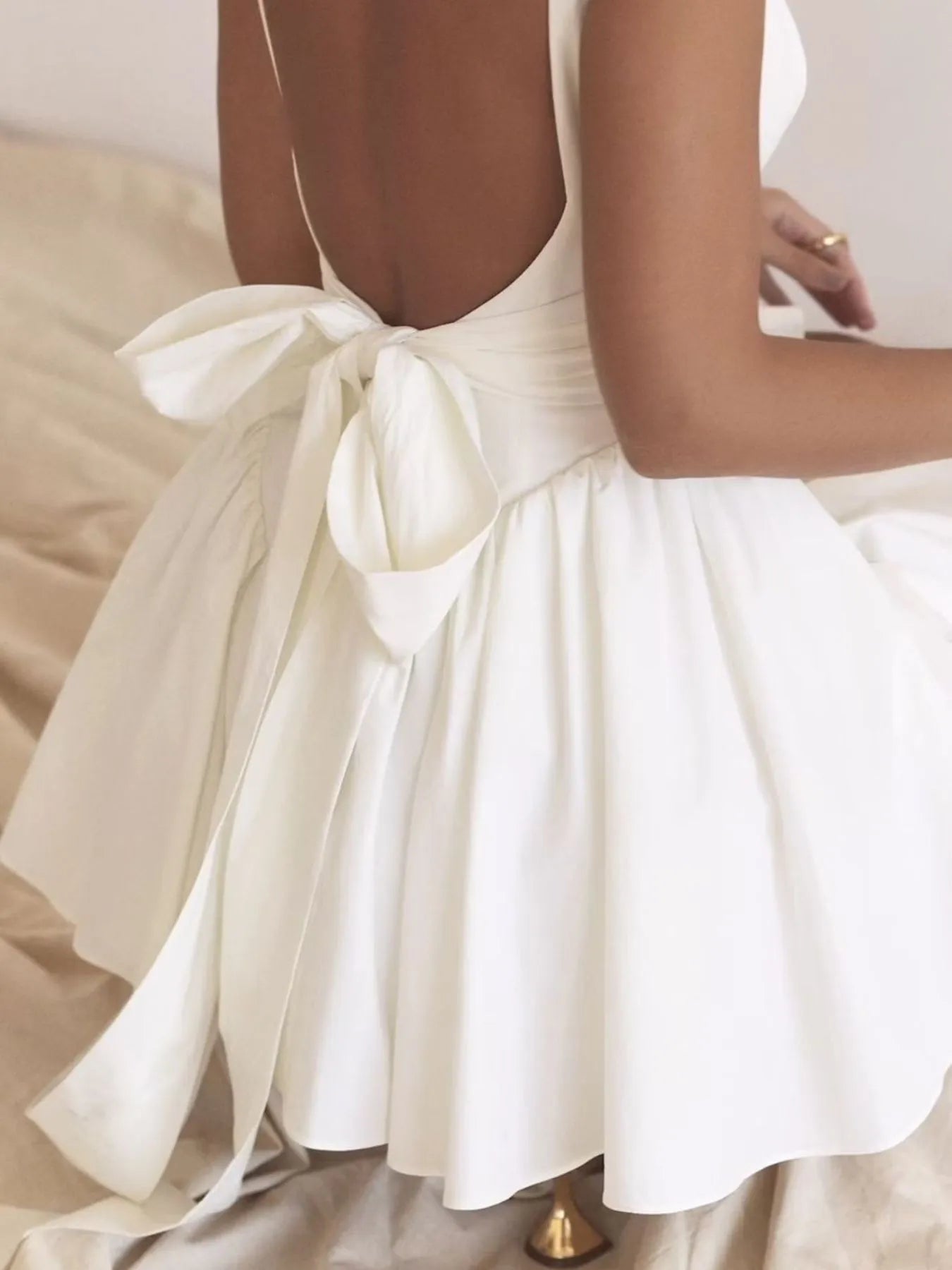 Backless Square Neck Mini Dress 6406bc40-ad4f-4ec1-b62e-b97024d7a779-Max-Origin