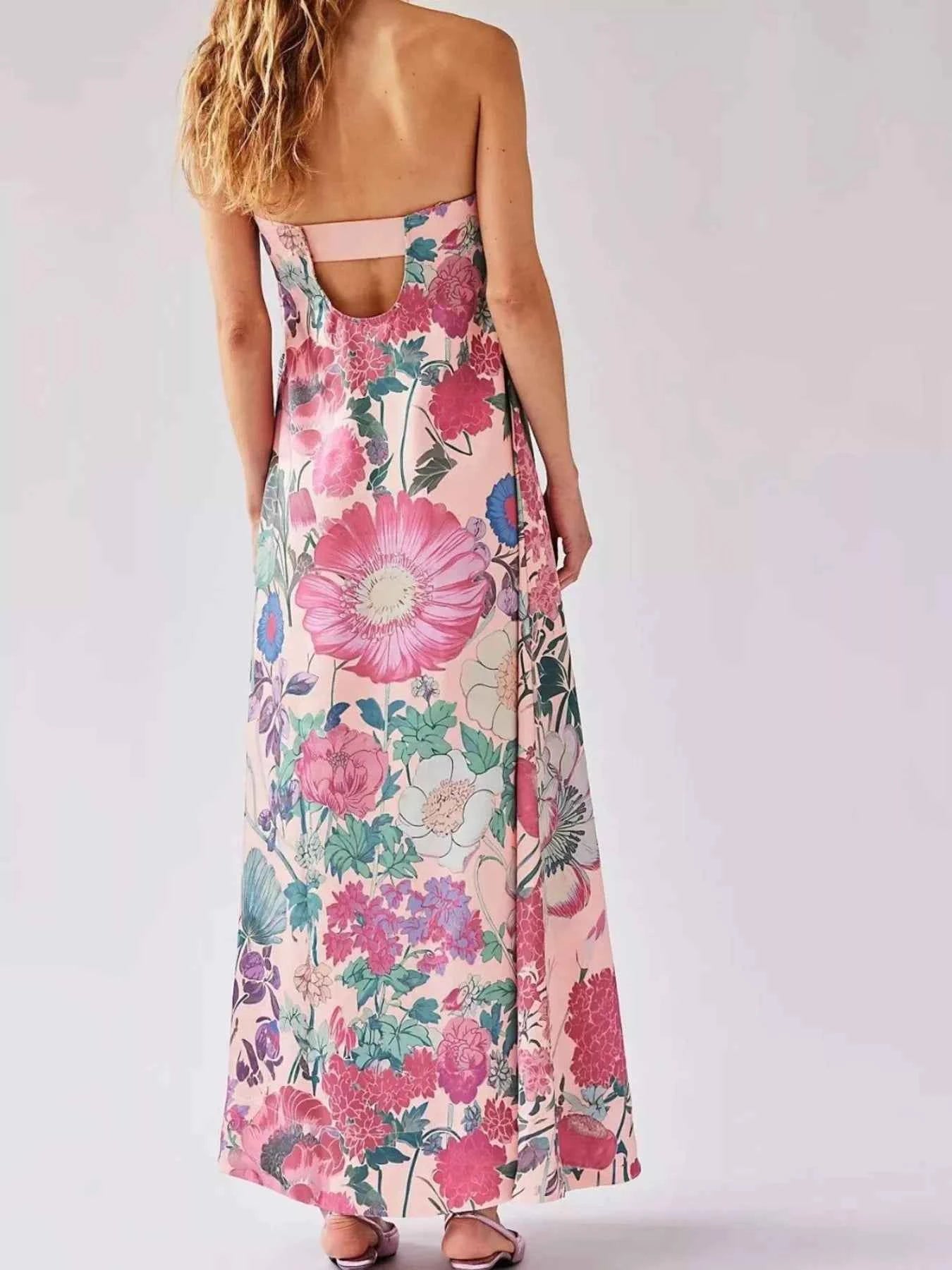 Floral Print Sleeveless Maxi Dress 64602c0b-6070-459f-893b-1dc3b7823714-Max-Origin