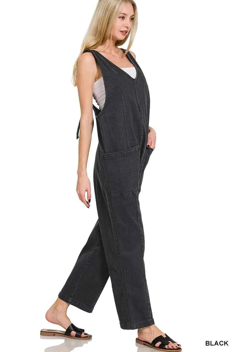 Zenana Casual Adjustable Strap Baggy Jumpsuit with Pocket 64eec608e1974683868d9ce86cd0a334-Max-Origin