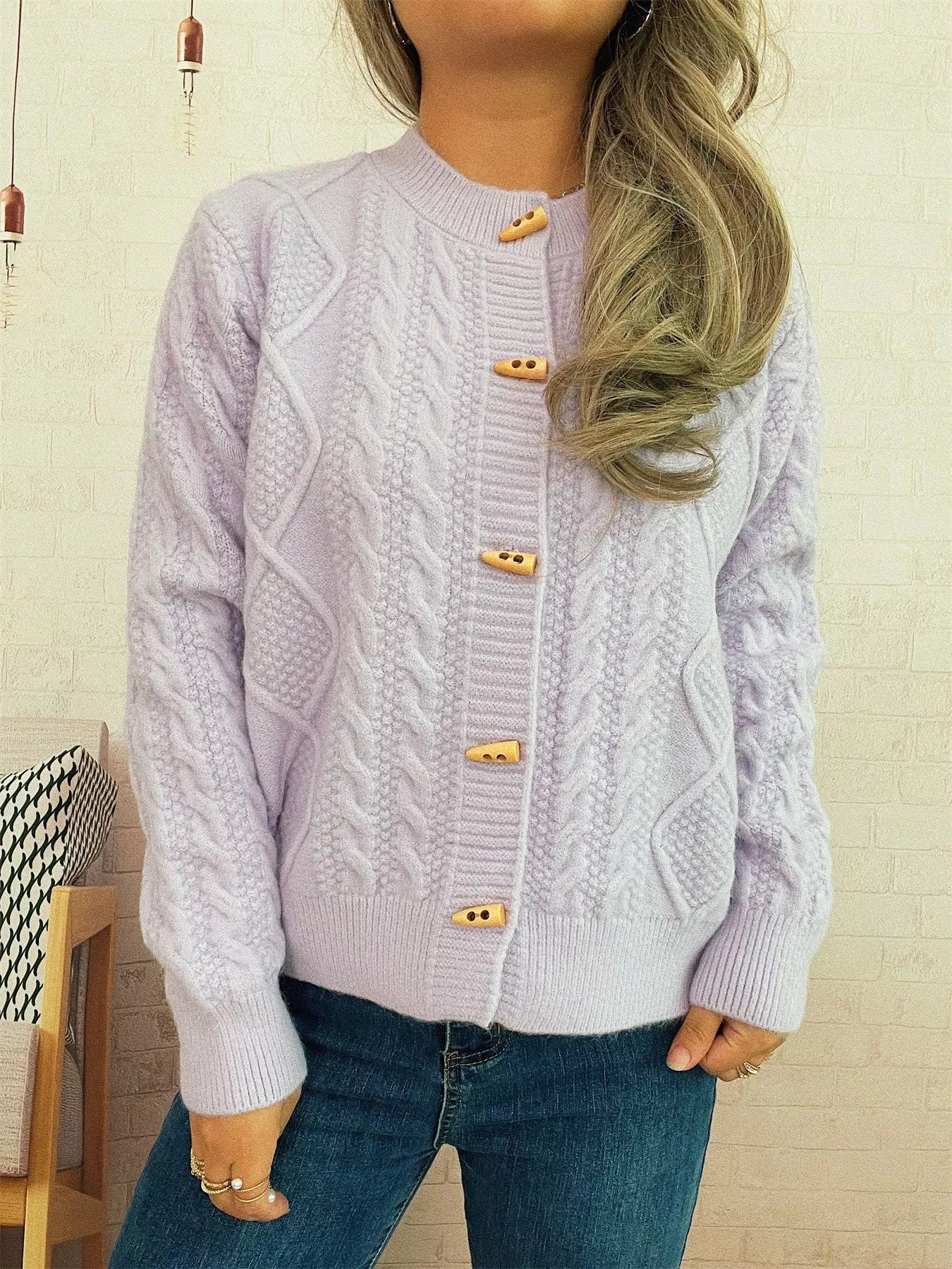 Cable Knit Button-Up Cardigan 65709d69-3224-417f-8ea3-0f6bf94f0c8a-Max-Origin