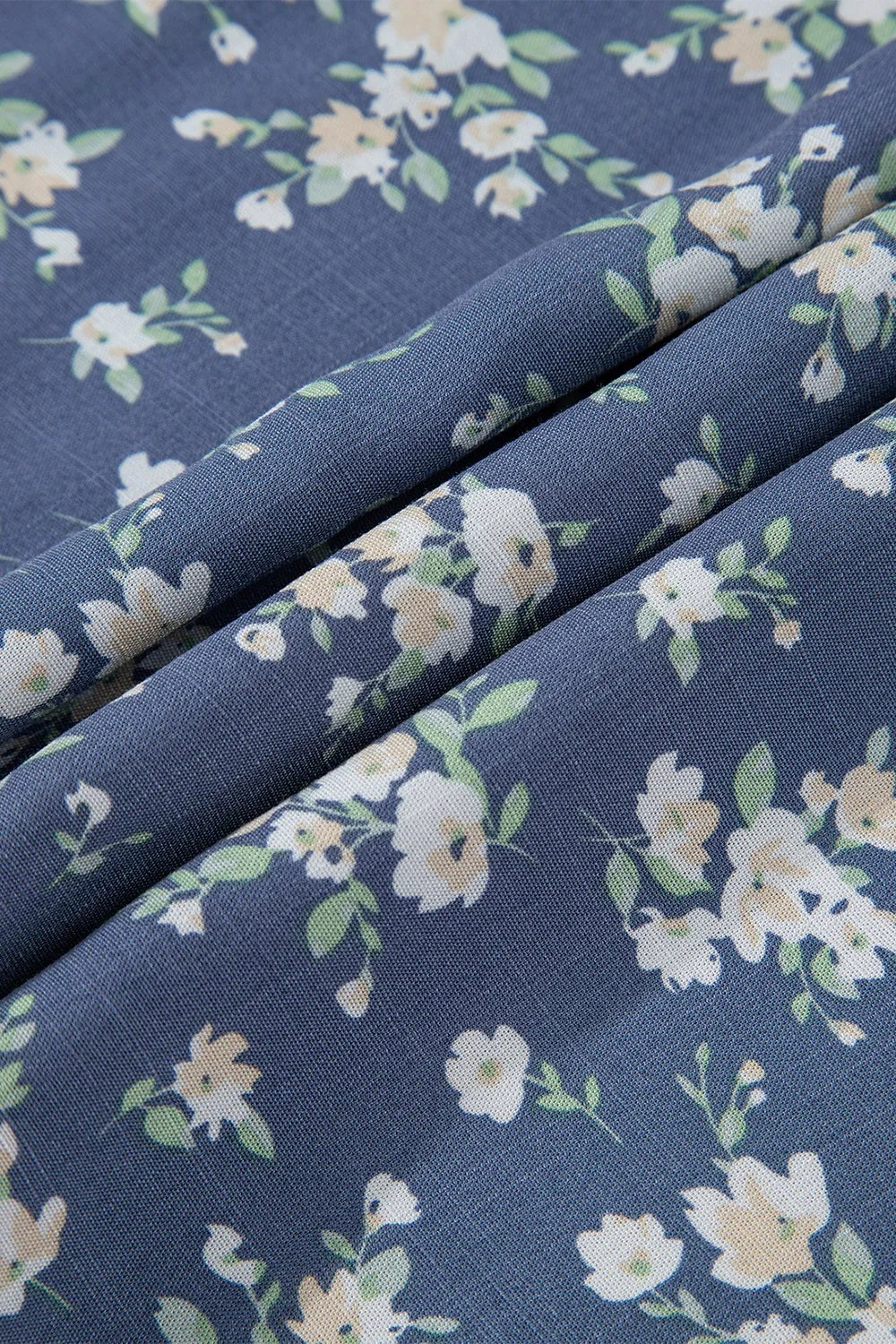 Floral Spaghetti Strap Frilled V Neck Tiered Midi Dress 6844ed6b-20f4-47f2-a5f8-b651d13c6024-Max