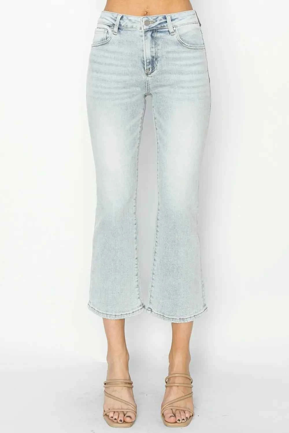 RISEN Full Size Mid Rise Cropped Flare Jeans 69b2cc99-8c39-4268-836c-895d4c5fb94c-Max