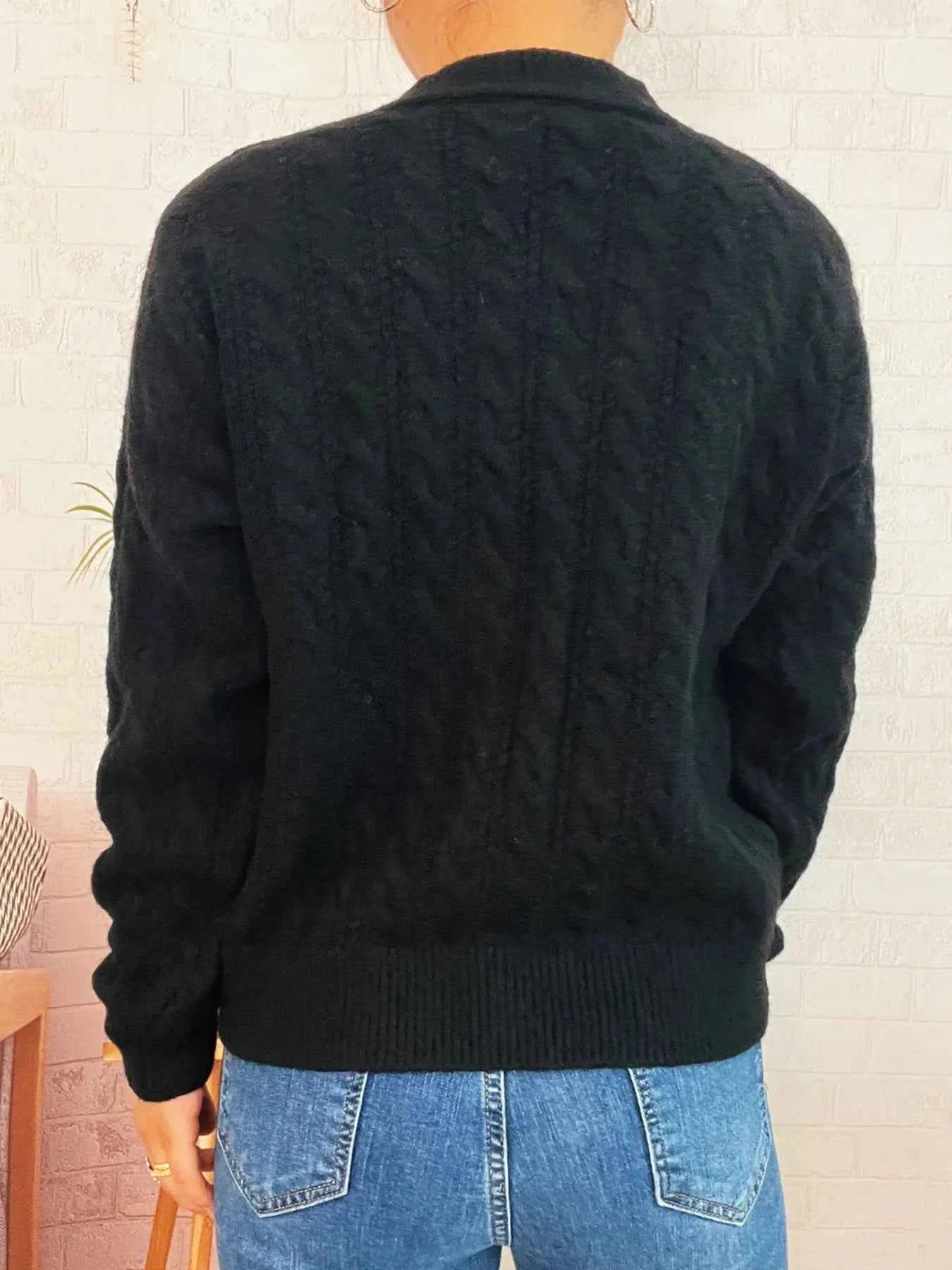 Cable Knit Button-Up Cardigan 6aafcc488cd043dda086d5474b1d48a1-Max-Origin