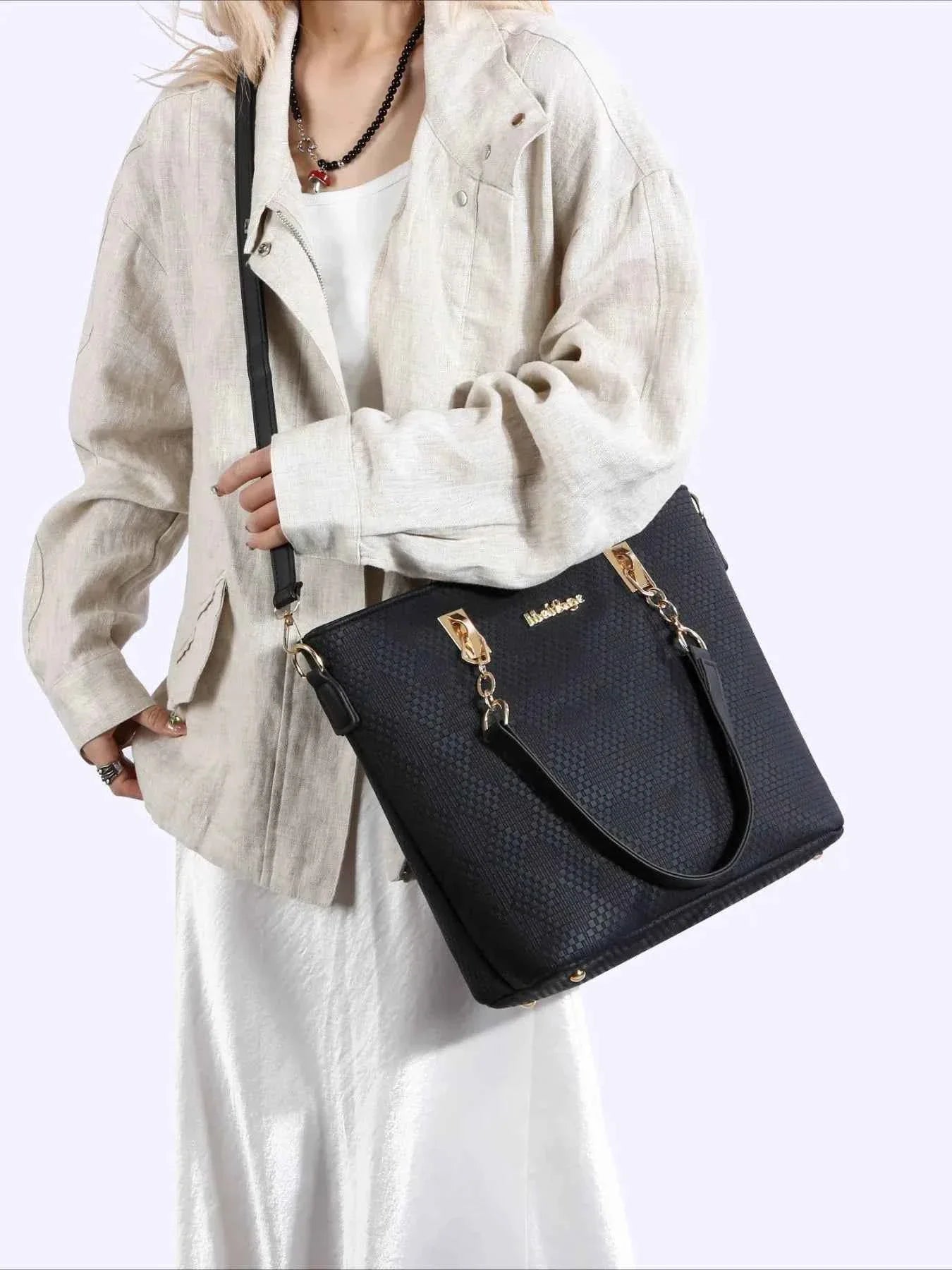 6-Piece Leather Textured Bag Set 6ab2c5d9-bcc3-495a-8621-03a7750766f2-Max-Origin