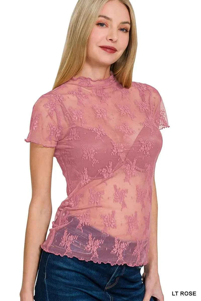 Zenana Lace See-through Layering Short Sleeve Top LT ROSE 6d818ae29fcf46ff9b8b4ef8a673ba4e-Max-Origin