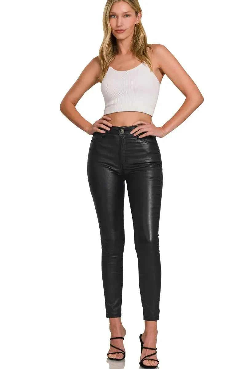 Zenana Faux Leather Stretch Skinny Pants 6df77a4e20804a40a82b1bbeff95eee5-Max-Origin