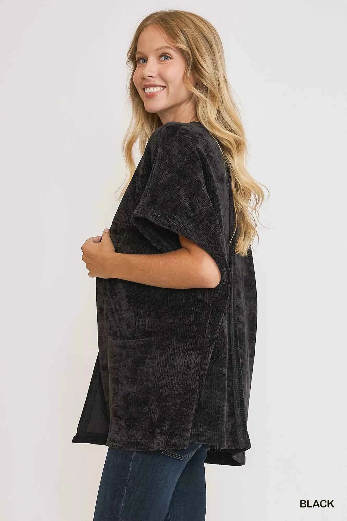Umgee Open Front Knit Cardigan with Front Pockets 6ea38d7b-8650-448b-a86e-5c6bb4d0e8bb-Max-Origin